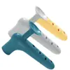 Tapón de Puerta de Silicona sin Taladro, Parachoques de Puerta, Almohadilla Anticolisión para Puerta de Dormitorio Baño, Parte Trasera, Tope de Puerta Ultrasilencioso, Artefacto a Prueba de Viento, Manija de Puerta