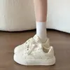 2026 súper populares zapatillas blancas estilo coreano zapatos casuales para hombres y mujeres versátiles mocasines de otoño para estudiantes