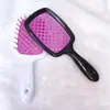 Peine de Costillas Hueco para Cabello Liso Sin Enredos, Peine Masajeador para Hombres y Mujeres, Peine para el Cuidado del Cabello para Dar Volumen y Crear Volumen Alto en la Coronilla