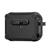 Interruptor de Bloqueo Adecuado para Estuche Protector AirPods Pro 3ª Generación, 4ª Generación, 3ª Generación, Pro 2 Estuche para Auriculares Bluetooth Apple, Diseño Simple