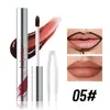 Producto de belleza más vendido transfronterizo: Delineador de labios y labial mate de larga duración, a prueba de agua y a prueba de manchas, disponibles para venta al por mayor