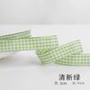Rollo Grande Cinta de Cuadros Hecho a Mano Diadema DIY Cinta de Moño Flores Empaque de Regalo Cinta de Cuadros Houndstooth Venta al por Mayor