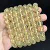 Pulseira de Fluorita Verde Menta Natural com Pelo de Coelho DIY Contas Redondas Bestseller de E-commerce Transfronteiriço Contas Soltas para Homens e Mulheres Venda por Atacado de Fábrica