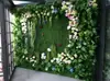 Simulación Planta Verde Pared Pared de Plantas Césped Artificial Flor Artificial Decoración de Pared Interior Exterior Plantas Verdes Falsas Plantas de Césped Paisajismo