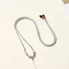 Cordón para Colgante de Calcedonia Hecho a Mano de Alta Calidad, Cordón para Collar de Cuerda de Maíz, Cordón para Colgante de Jade, Cordón para Accesorio DIY