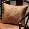 Nuevos cojines para sillas, cojines de asiento y cojines decorativos de secuoya estilo chino; cojines bordados para sillones y sillas de estilo oficial; Cojines de asiento de sofá de algodón y lino Dorothy