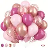 Conjunto de 50 Balões Transfronteiriços, Balões de Látex Espessados para Festas de Aniversário, Decorações de Casamento, Balões de Alta Qualidade