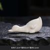 Porcelana Branca Tang Sancai Esmalte Branco Leitoso Ovelha Deitada e Cavalo Sancai Montado Presentes Característicos Chineses Ponto Turístico Mais Vendido Artesanal Retrô