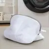 Bolsa de Lavado para Zapatos Sándwich de Ropa Interior Anti-Deformación con Cremallera Gris para el Hogar Bolsa de Lavandería Bolsa Especial Protectora para Lavadora Bolsa de Malla