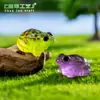 Paisagem Micro Criativa de Novo Produto Transfronteiriça Sapos, Sapos e Lagartos Pequenos que Brilham no Escuro Acessórios de Decoração para Paisagismo DIY Pequenos Ornamentos
