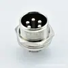 Enchufe de aviación roscado extendido de una muesca Conector enchufe de enchufe de socket roscado macho Gx16 Socket de 2 a 10 núcleos