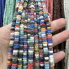 Cuentas Cuadradas de Piedra Volcánica Colorida de 2x4 mm Cuentas Espaciadoras de Piedra Volcánica Accesorios Semi-Terminados para Joyería DIY Venta al por Mayor