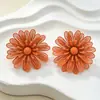 Aretes, pernos para orejas, aretes florales, aretes transfronterizos, aretes de lujo ligero de alta gama, aretes de diseño de nicho, accesorios para orejas de mujer