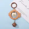 Anel de Peixe Fofo Batente de Porta de Gatinho Adorável Chaveiro Pingente de Miçangas Perler DIY Criativo Cultural Bolsinha de Presente Pequena Acessórios Enfeites