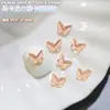 Celebridade online garota bonita mocha borboleta joias para unhas atacado cor de doce macaron diamante plano diy decoração de unhas