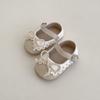 Zapatos Dulces y Lindos para Bebé Niña Estilo Retro Lazo Suaves Combinables Transpirables Antideslizantes Resistentes al Desgaste Zapatos de Suela Blanda