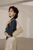 Bolso Versátil de Estilo Coreano, Moderno y a la Moda, Bolso de Mano Cruzado para Mujer, Bolso de Hombro Único de Cuero Genuino para Mujer, Bolso Simple para Debajo del Brazo