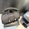 Bolsa de Viagem de Nylon Marca P para Viagens de Negócios, Bolsa de Ombro Transversal à Prova d'Água, Bolsa de Viagem Esportiva para Academia, Portátil