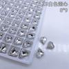 Accesorios de diamantes para uñas con base puntiaguda, diamantes de forma especial K9, corazón torcido, Red roja, nuevo destello, cristal de amor, decoraciones de diamantes para uñas