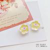 Joyería de aceite de goteo de dibujos animados cadena para teléfono móvil cadena de cuentas DIY linda flor japonesa y coreana conejo accesorios hechos a mano material de cuentas sueltas