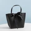 Bolso de mano con lazo y remaches, bolsa de papel, bolsa publicitaria para empresas mayoristas, bolsa de regalo, bolsa de compras, logotipo imprimible