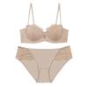 Traje de Ropa Interior Francesa Pecho Grande Pequeño Anticaída Encaje Push-up Sujetador Bordado para Mujer Verano Sujetador al por Mayor
