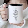 Caneca de Cerâmica com Elemento de Cobra Venda Quente Transfronteiriça Caneca de Café com Boa Aparência