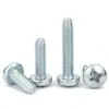Tornillo autorroscante de bloqueo GB6560 cabeza de cruz diente de triángulo autoblocante galvanizado duro M2.5M3M3.5M4M5M6