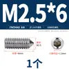 Aço Inoxidável 304/316 Soquete Sextavado Ponta Afiada Parafuso de Fixação Cabeça Cega para Máquina M4M5M6M8M10