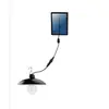 Lámpara Colgante Retro Solar de una Sola Cabeza Doble Cabeza Bombilla Lámpara LED Exterior Control Remoto Lámpara de Iluminación para Calle
