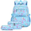 Mochila transfronteriza de Amazon para niñas, juego de tres piezas de mochila escolar para estudiantes de primaria, mochila linda estilo ins
