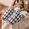 Pantuflas de Tela Cuatro Estaciones Nuevas Personalizadas Pantuflas de Lino Hotel Primavera y Otoño Hogar Ocio para Hombre y Mujer Algodón Lino Simple Venta al Mayoreo