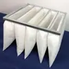 Filtro Primário F5, Filtro de Bolsa de Média Eficiência, Tecido Não Tecido para Saída de Ar de Ar Condicionado Central, Filtro de Remoção de Poeira