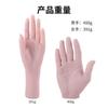 Isodragon Silicone Puro Modelo de Mão Modelo de Mão de Simulação Mão de Pessoa Real Modelo Inverso Especial para Tatuagem Mão Falsa para Prática Mão para Prática de Manicure