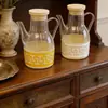 Olla para Vinagre, Olla Pequeña para Aceite Doméstica, Botella para Condimentos de Cocina, Olla para Vinagre de Restaurante de Comida Rápida, Olla para Aceite, Botella de Almacenamiento Acrílica, Botella para Vino