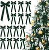 Corona de Adviento de Cinta de Terciopelo Cruzada Lazo Regalo Hogar Árbol de Navidad Chimenea Válvula Decoración Adornos