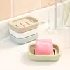 Caixa de Sabão de Camada Dupla com Tampa, Caixa de Sabão com Dreno para Banheiro Doméstico, Porta-Sabonete Criativo Escandinavo Portátil para Viagem, Suporte de Sabonete