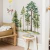 Fan Xi fun-L077 comercio exterior acuarela pino ciprés pino dormitorio sala de estar fondo embellecimiento pegatinas de pared decorativas al por mayor