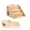 Suporte de Cupcake de Madeira Transfronteiriço Rack Pequeno de Armazenamento de Plantas Verdes para Mesa de Trabalho Rack de Exibição de Bonecas Rack de Exibição Comercial