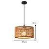Lámpara colgante de bola de fieltro color crema con hilo de algodón estilo francés para sala de estar, comedor, dormitorio principal, estudio, luminaria de estilo bohemio