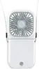 Ventilador de Mano Plegable Portátil con Correa para el Cuello Mini Ventilador de Refrigeración Personal Recargable por USB con Función de Soporte para Teléfono Ventilador Compacto Silencioso para Viajes Uso en Exteriores Oficina Dormitorio y Verano
