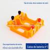 No.1 caixa de bateria com poste de ligação em série e conexão paralela No.1 laranja caixa de bateria de física equipamento de experimento de física instrumento de ensino