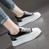 Sapatos Casuais Baixos de Solado Grosso para Mulheres, Sapatos Brancos Leves Estilo Coreano para Mulheres, Novos Sapatos Individuais da Moda Primavera e Outono 2026 para Mulheres