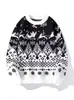 Suéteres de Gola Redonda Masculinos e Femininos, Camisetas de Base Tricotadas Espessas para Outono e Inverno do Ano Zodiacal Vermelho, Roupas de Natal e Ano Novo da Marca Trbottomy