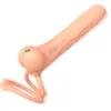 Fabricante Johnson Anel Vibratório Duplo Portátil Anel de Bloqueio Plug Anal Atacado Produtos Adultos