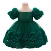 Vestido de niña Vestido de princesa Vestidos de bebé Vestido Vestido de lentejuelas de capullo para niños Vestido de anfitrión para piano