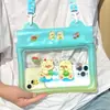 Bolsa à Prova d'Água para Celular Compatível com Tela Sensível ao Toque Grande Capacidade Bolsa Selada com Airbag Transparente para Flutuação, Natação, Snorkel Bolsa à Prova d'Água Transversal