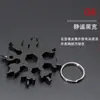 Artículo de Tendencia Llavero Multifuncional de Tuerca de Copo de Nieve con Mini Herramienta de Llave Hexagonal y Octagonal Universal