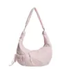 Bolso Tote Informal y de Moda para Viajes Cotidianos Tipo Bollo para Mujer 2025 Invierno Nuevo Ligero de Nailon Plegado Bolso de Hombro Cruzado