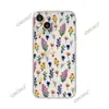 Funda Transparente Retro Pintada a Mano con Pequeñas Flores y Estilo Fresco y Suave, Diseño de Flores Silvestres para iPhone 18 Pro